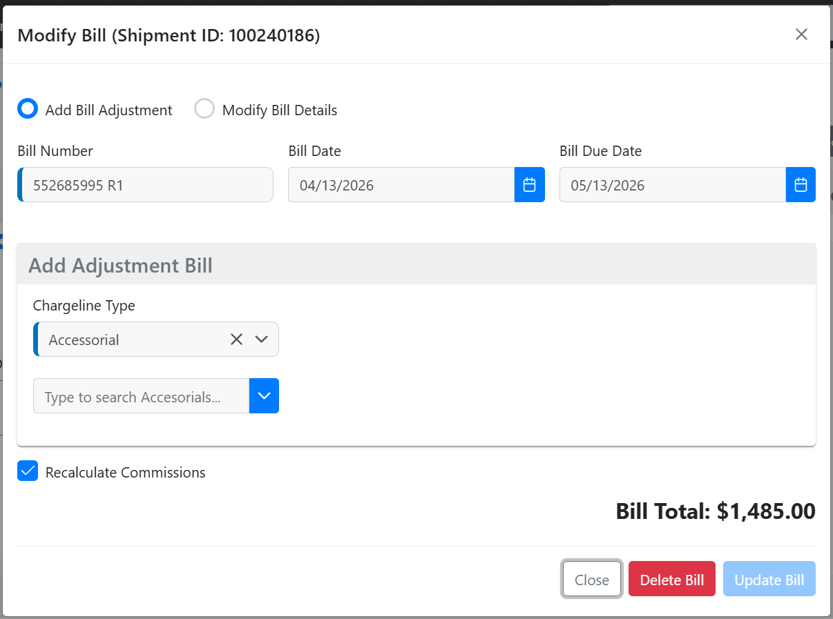 Auto-populated for revisions. Editable.
