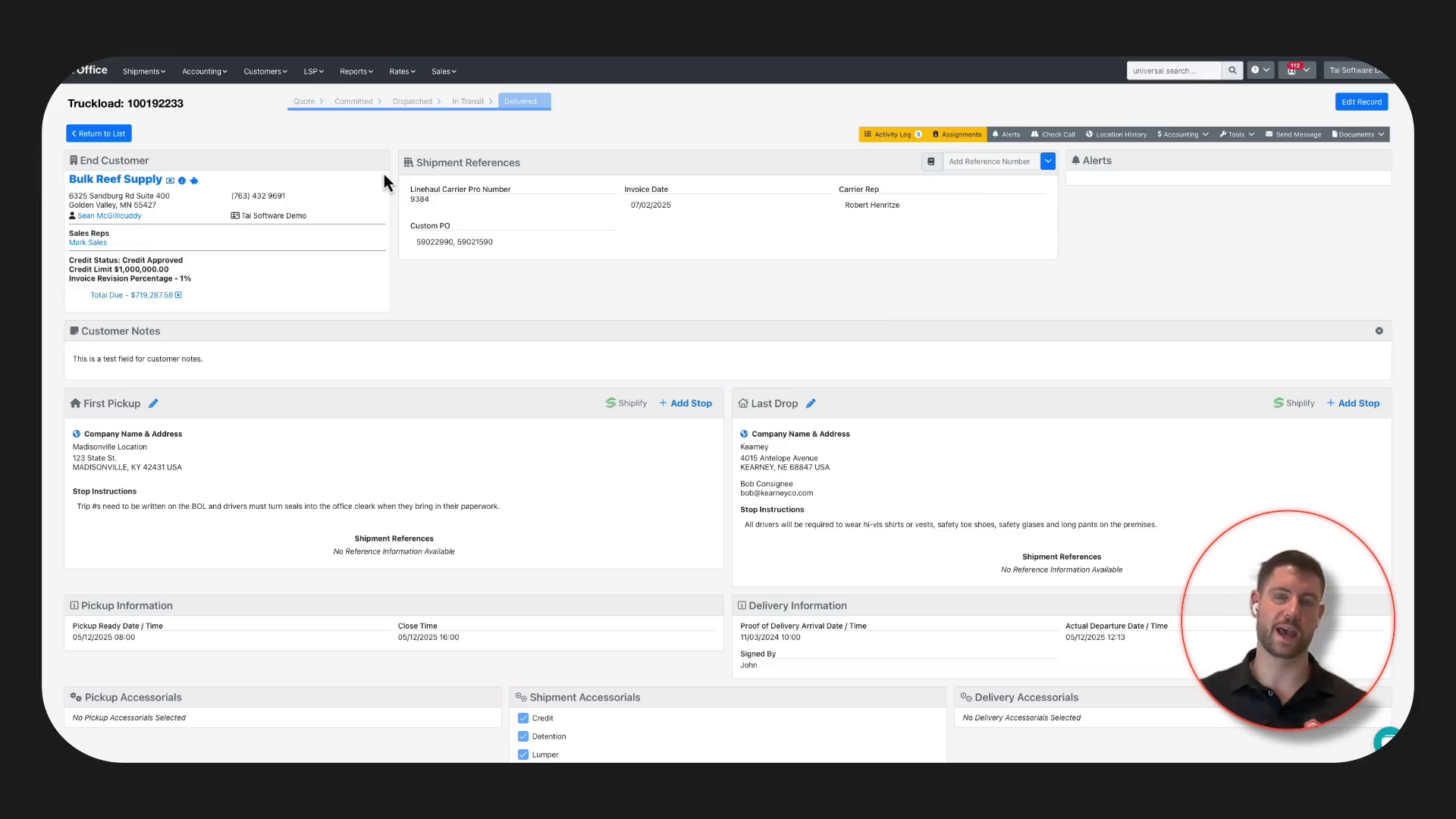 Screenshot from AR Credits
